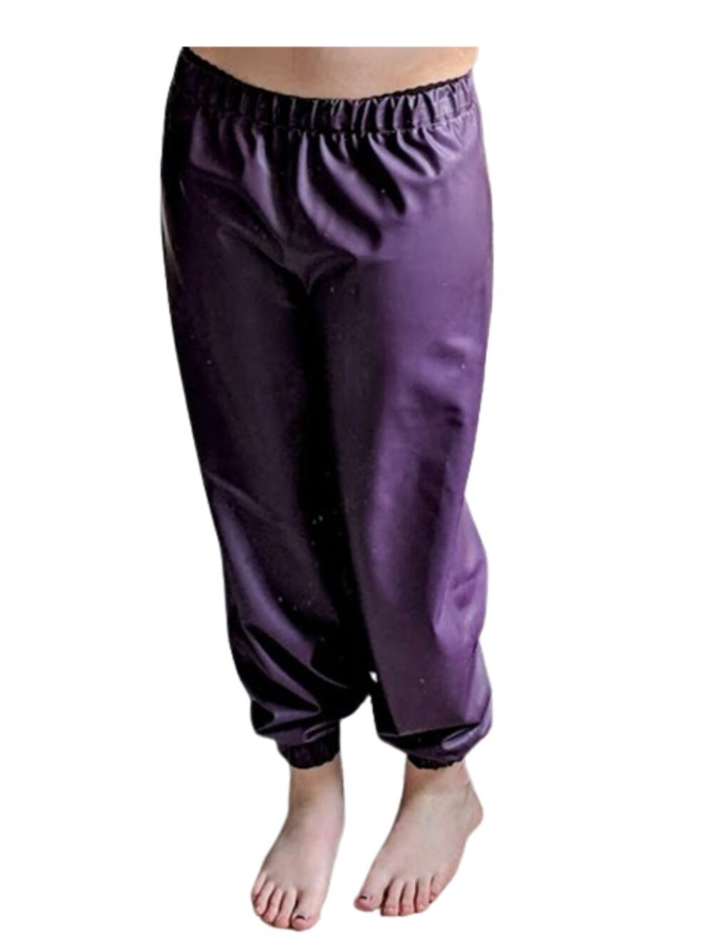 💖 Libidex Chlorinated Purple Female Tracksuit Latex Bottoms L Tall 💖
